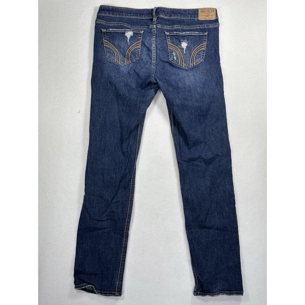 hollister vintage y2k womens size 11R 30x33 low rise straight denim jeans Preppy
